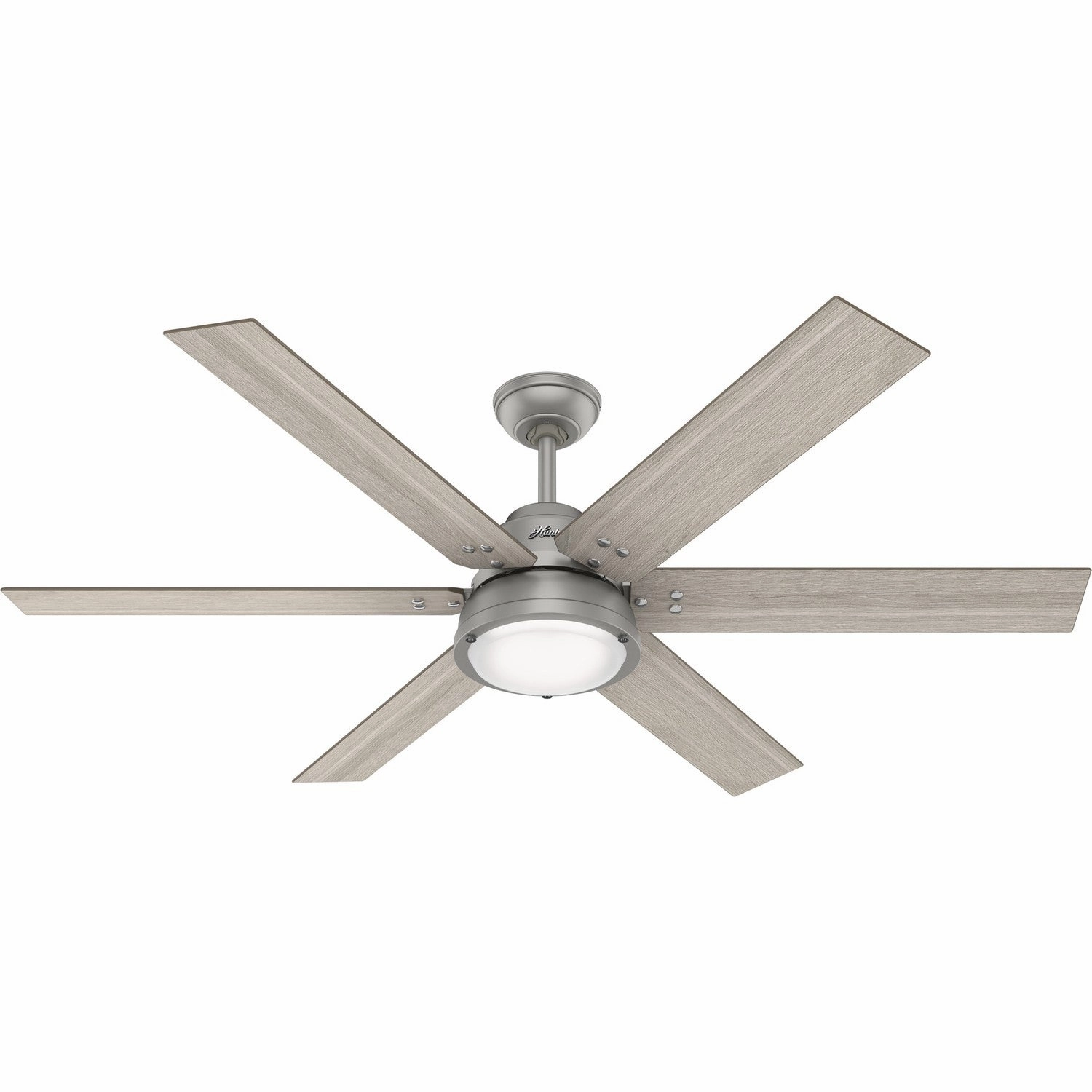 Hunter Hollister | Ceiling Fan with 9W E26 & Integrated Control System - Handheld energy-saving indoor fans for bedrooms