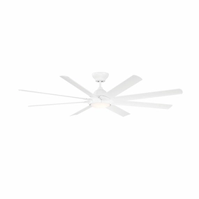 Hydra 80"Ceiling Fan Matte White large electric fans for spacious rooms