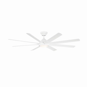 Hydra 80"Ceiling Fan Matte White large electric fans for spacious rooms