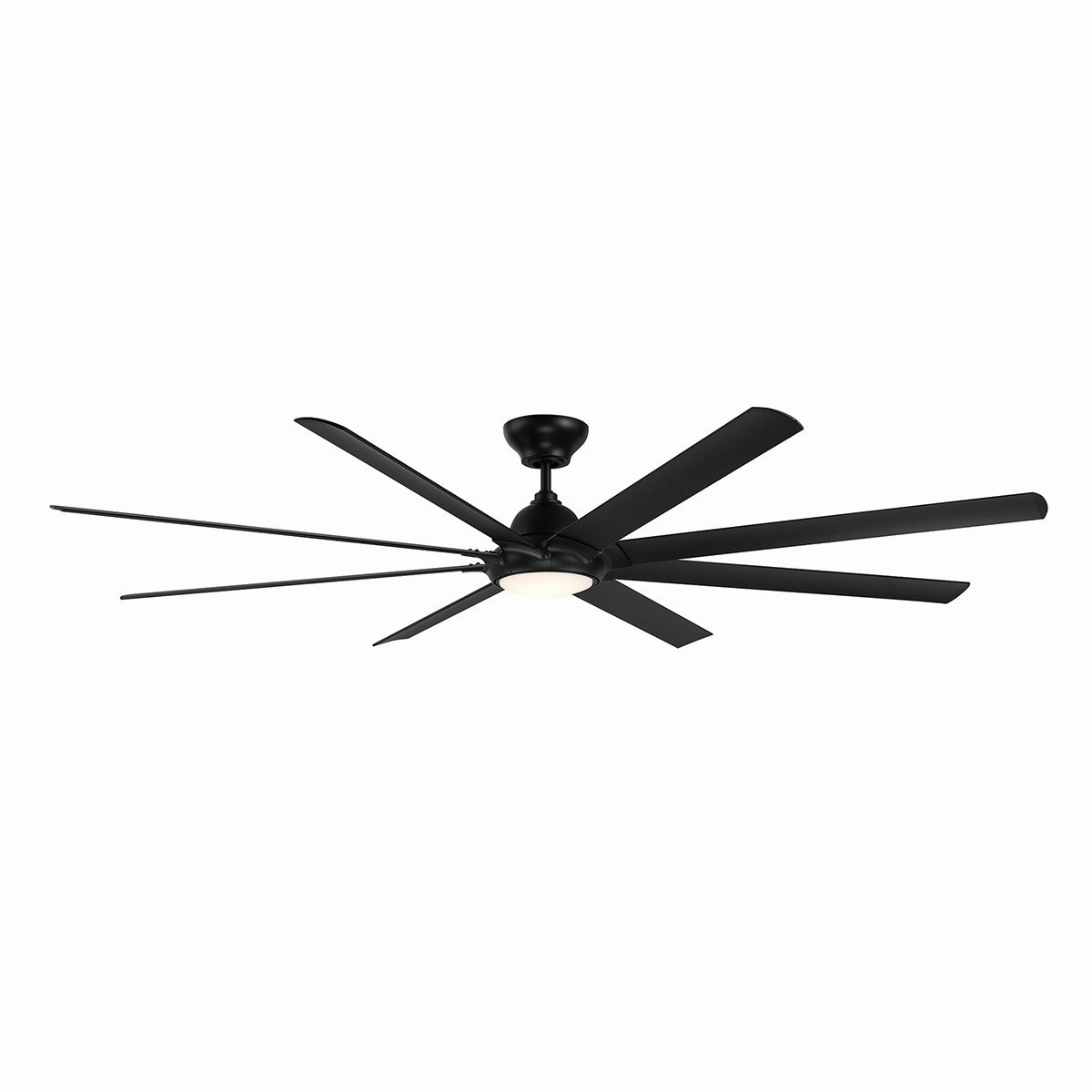 Hydra 96"Ceiling Fan Matte Black large electric fans for spacious rooms