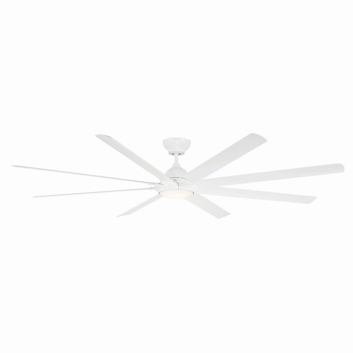 Hydra 96"Ceiling Fan Matte White large electric fans for spacious rooms