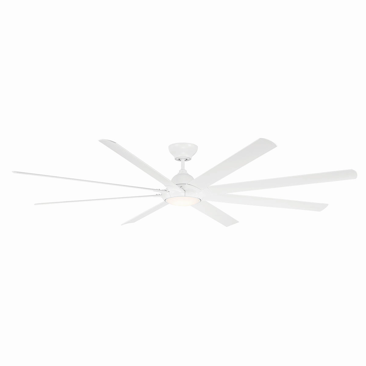 Hydra 96"Ceiling Fan Matte White large electric fans for spacious rooms