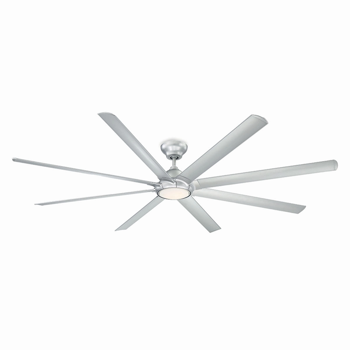 Hydra 96"Ceiling Fan Titanium Silver large electric fans for spacious rooms