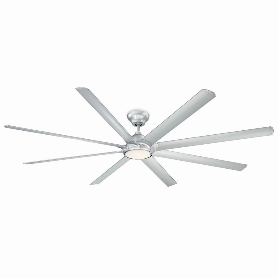 Hydra 96"Ceiling Fan Titanium Silver large electric fans for spacious rooms