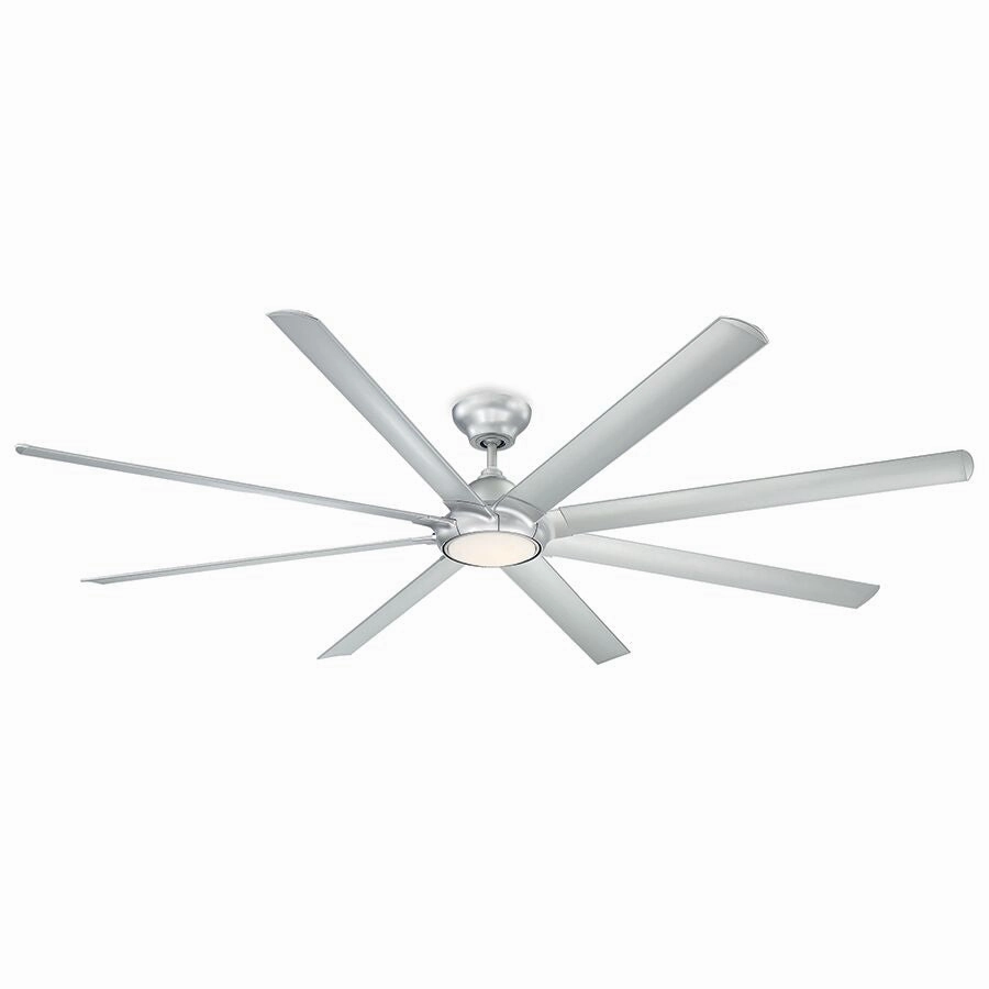 Hydra 96"Ceiling Fan Titanium Silver large electric fans for spacious rooms