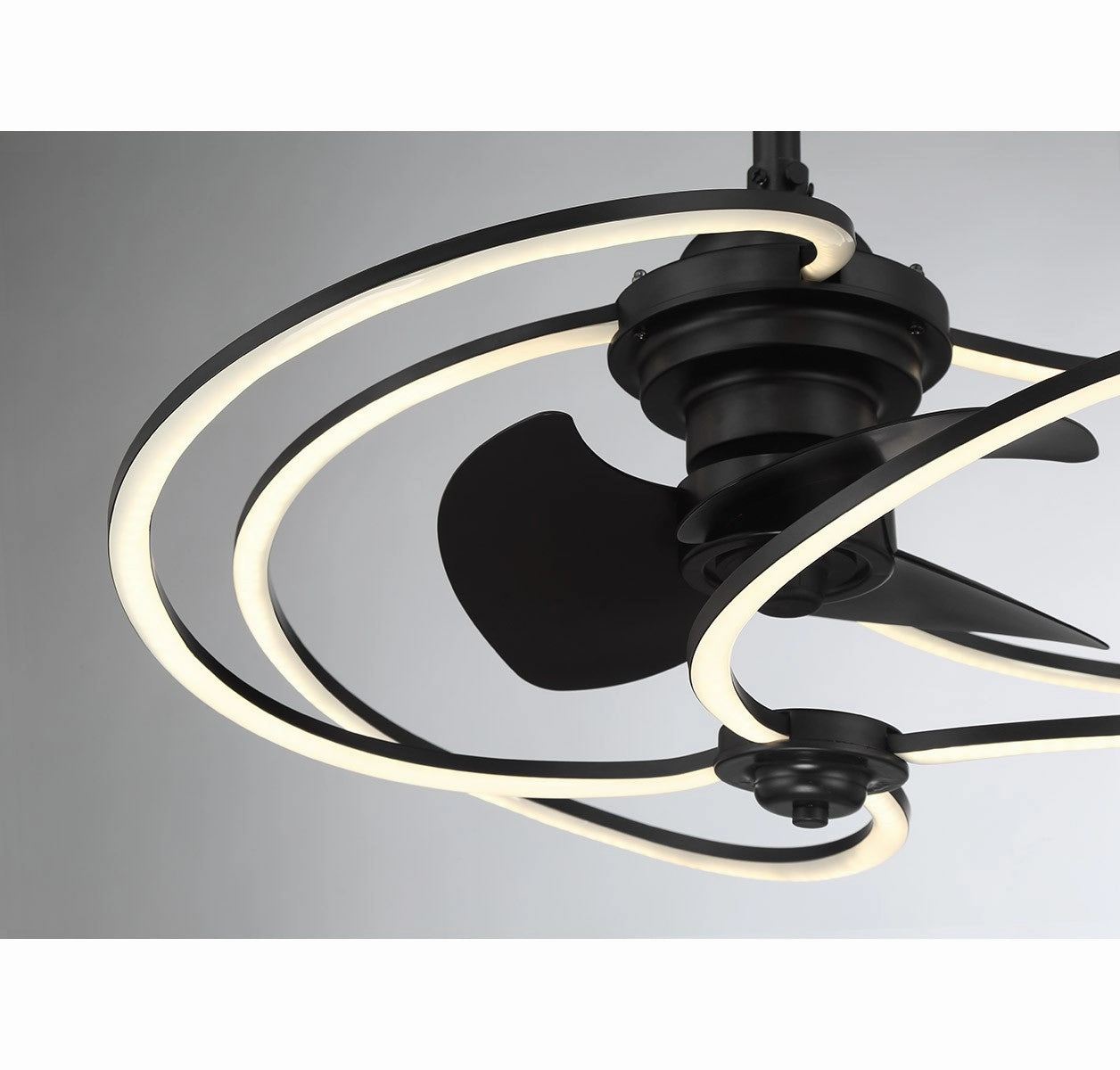 Hydra LED Fan D'Lier Matte Black