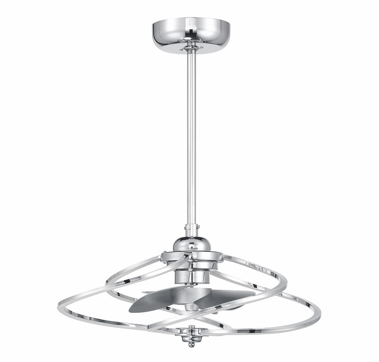 Hydra LED Fan D'Lier Polished Chrome