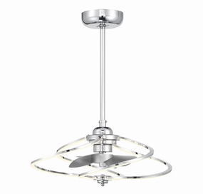 Hydra LED Fan D'Lier Polished Chrome best small fans for home and travel
