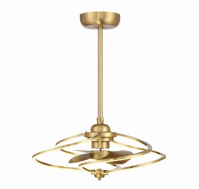 Hydra LED Fan D'Lier Warm Brass best small fans for home and travel