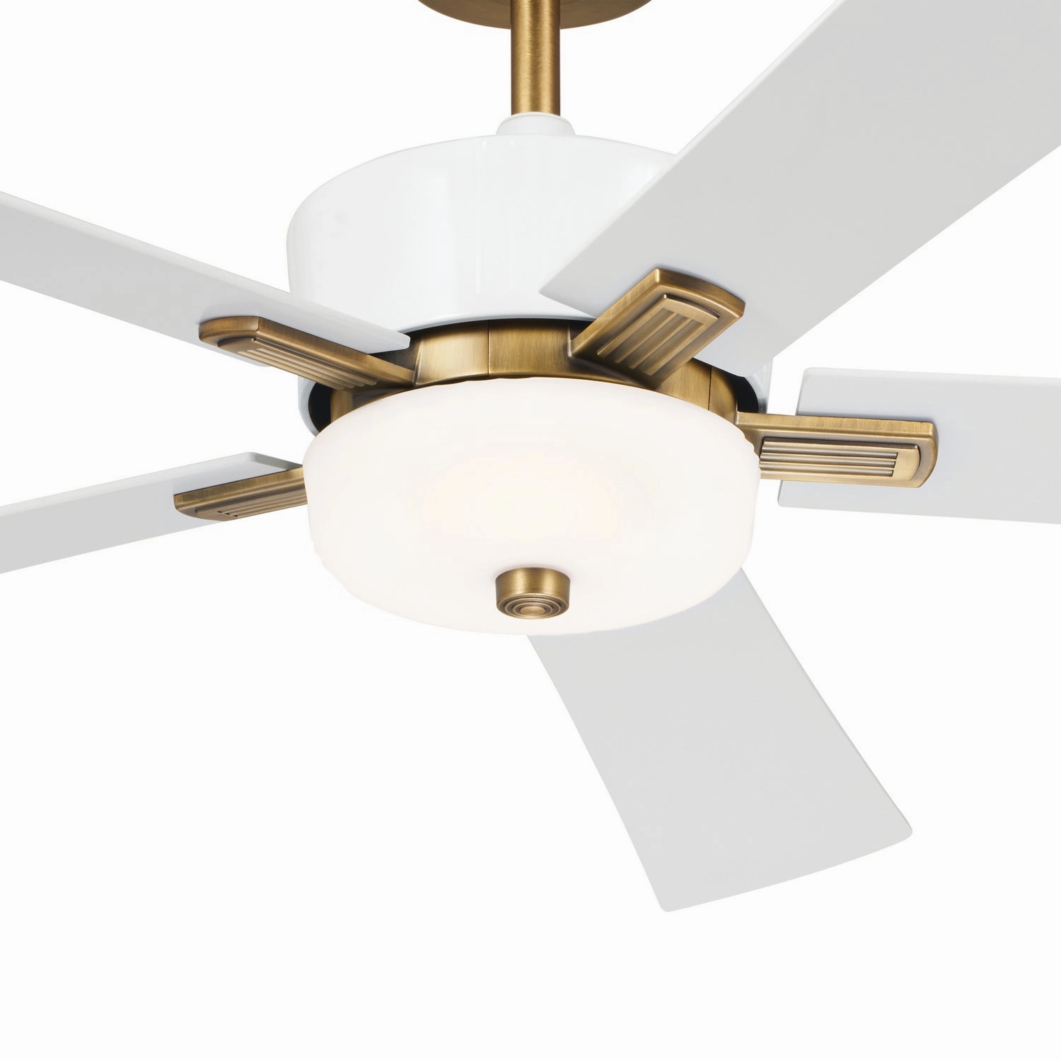 Icon 56"Ceiling Fan Brushed Natural Brass