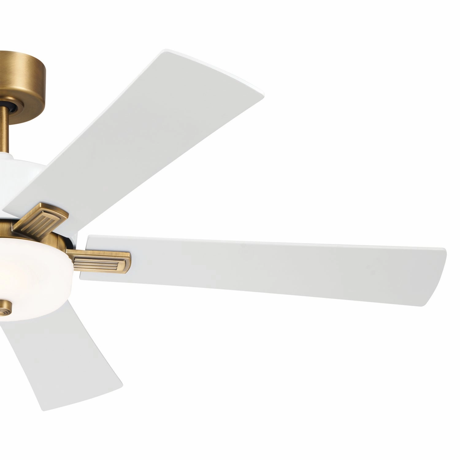 Icon 56"Ceiling Fan Brushed Natural Brass