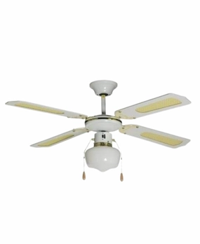 Ideal 42'' 1 Light Ceiling Fan - White fan and air conditioner combo units