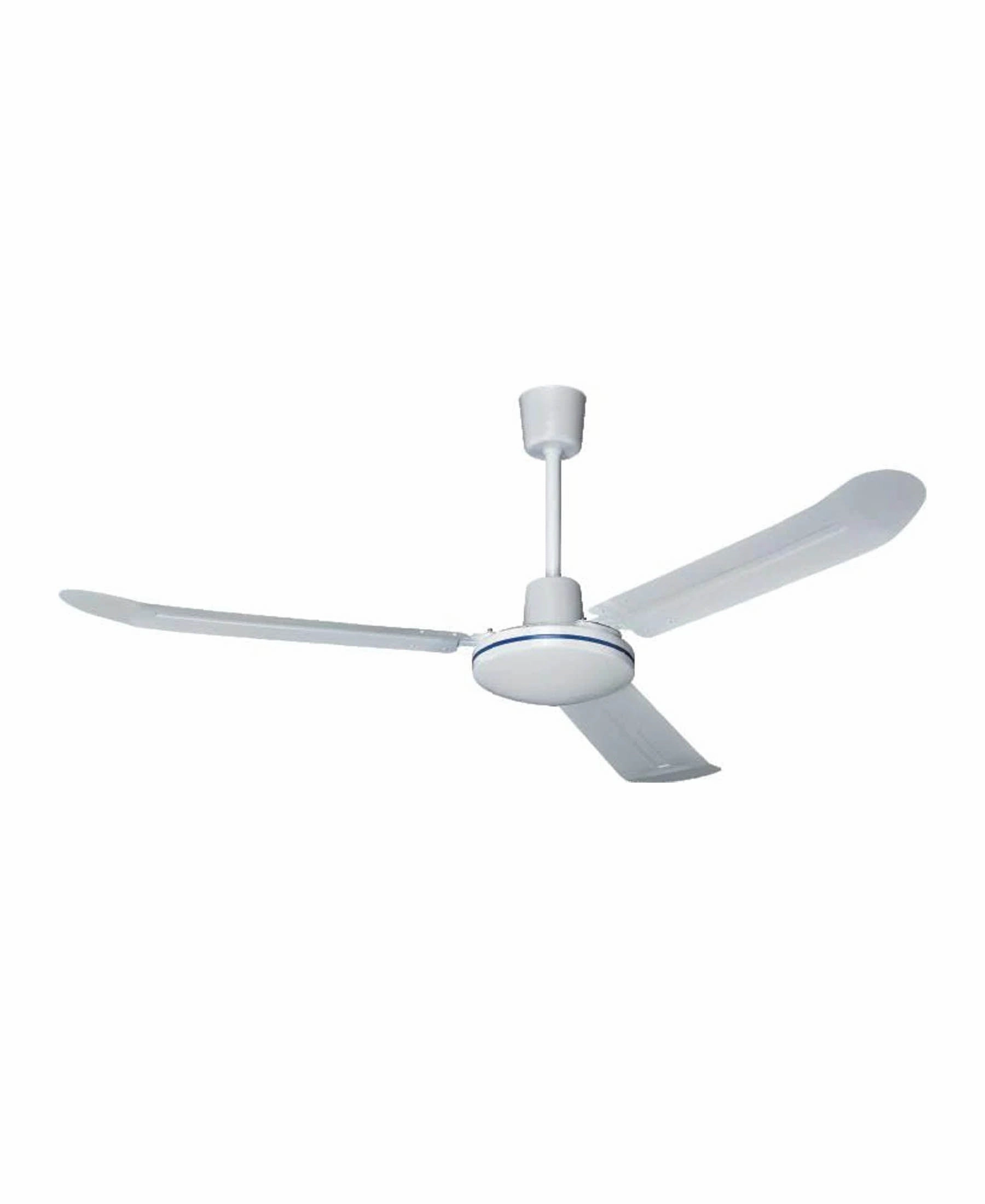 Ideal Industrial 56" Ceiling Fan - White fan and air conditioner combo units
