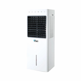 iFan Evaporative Air Cooler  9.3L Water Tank, Remote Control, Oscillation, Dust Filter, Ionizer, Mosquito Repellent, 3-Speed, white, IF7850 indoor fans for quiet home environments