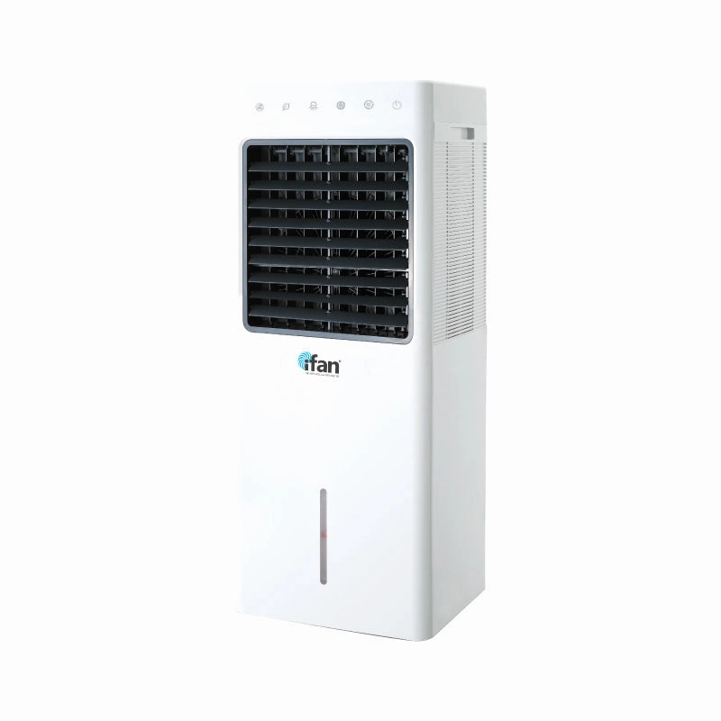 iFan Evaporative Air Cooler  9.3L Water Tank, Remote Control, Oscillation, Dust Filter, Ionizer, Mosquito Repellent, 3-Speed, white, IF7850 indoor fans for quiet home environments