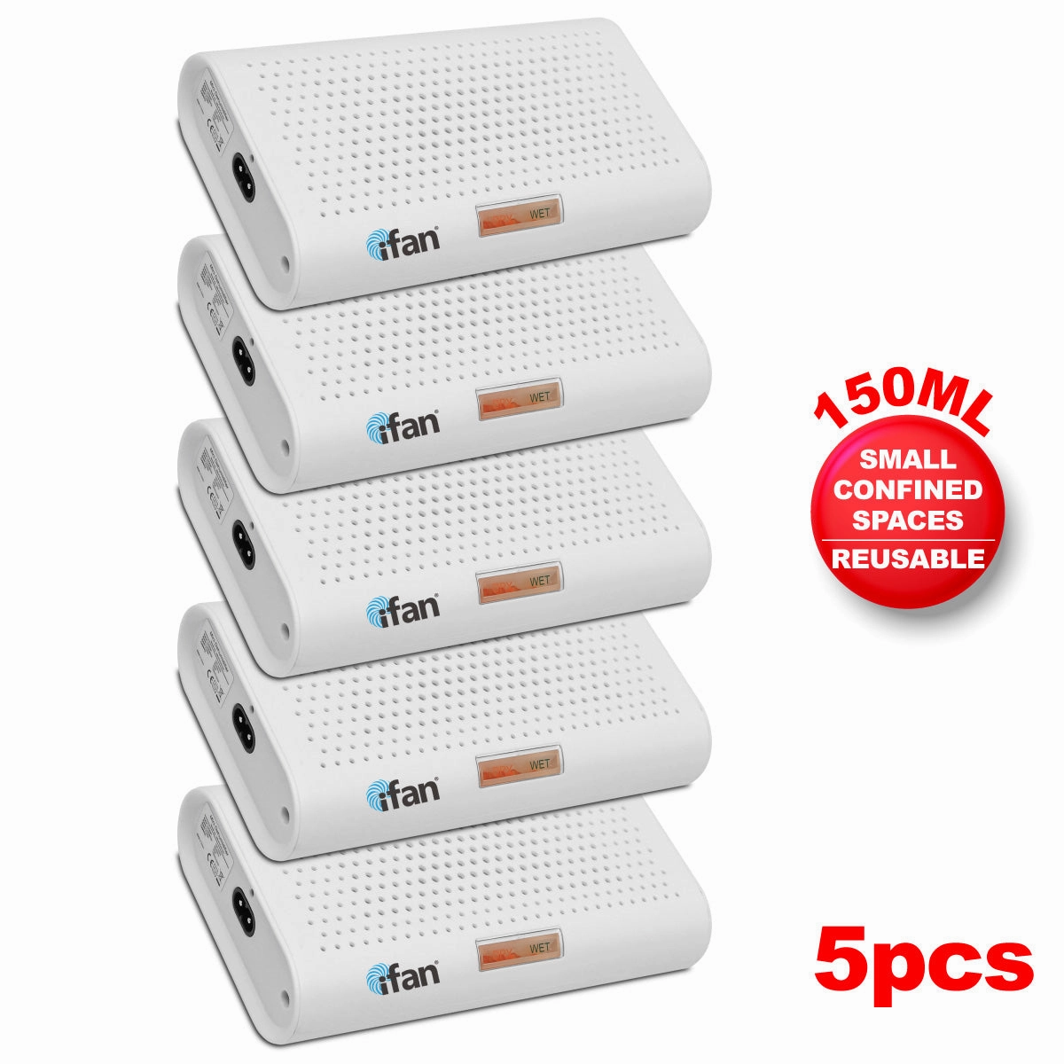 iFan Thirsty Hippo Dehumidifier, Dehumidifier, Rechargeable Moisture Absorber | Reusable (IF3251)
