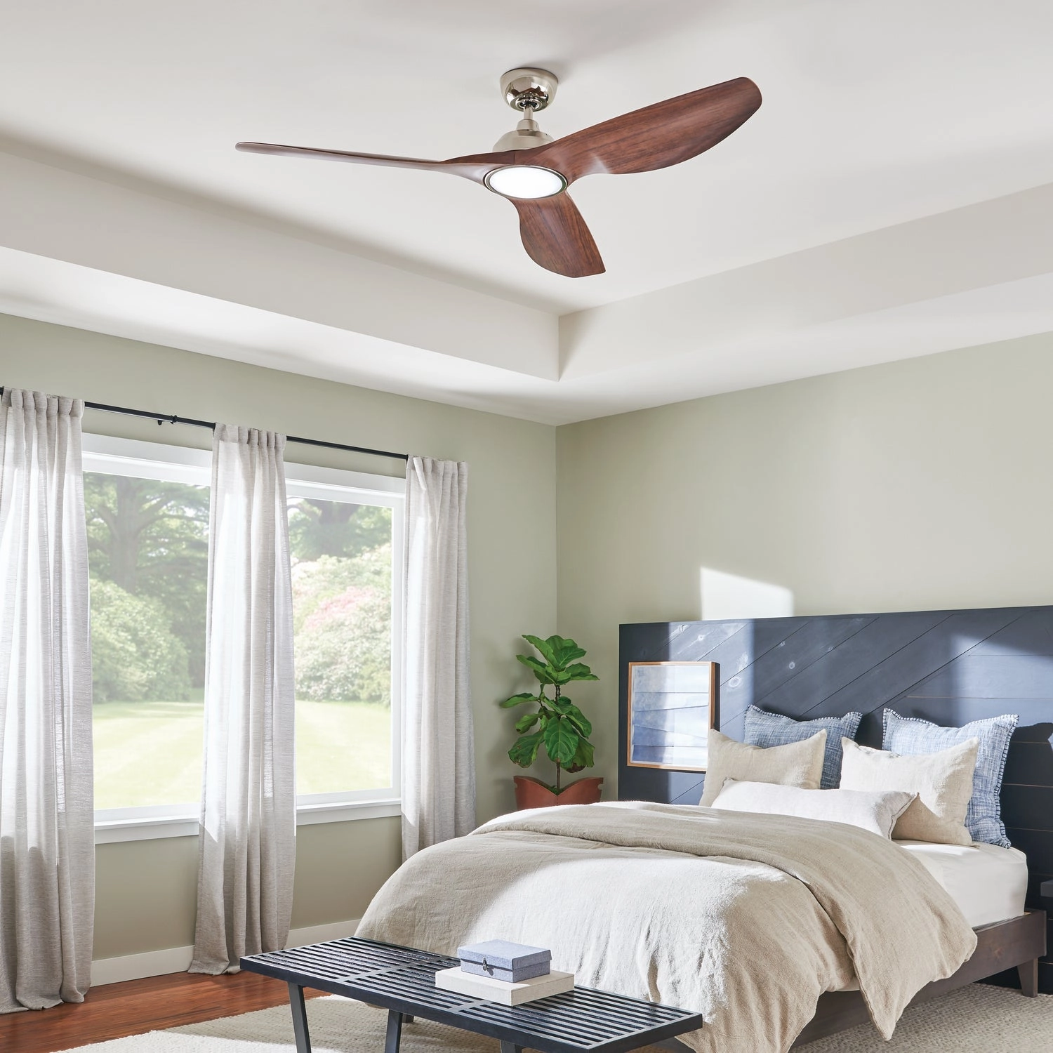 Imari 65"Ceiling Fan Polished Nickel