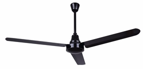 Industrial Fan 60"Ceiling Fan Black stylish medium fans for contemporary homes