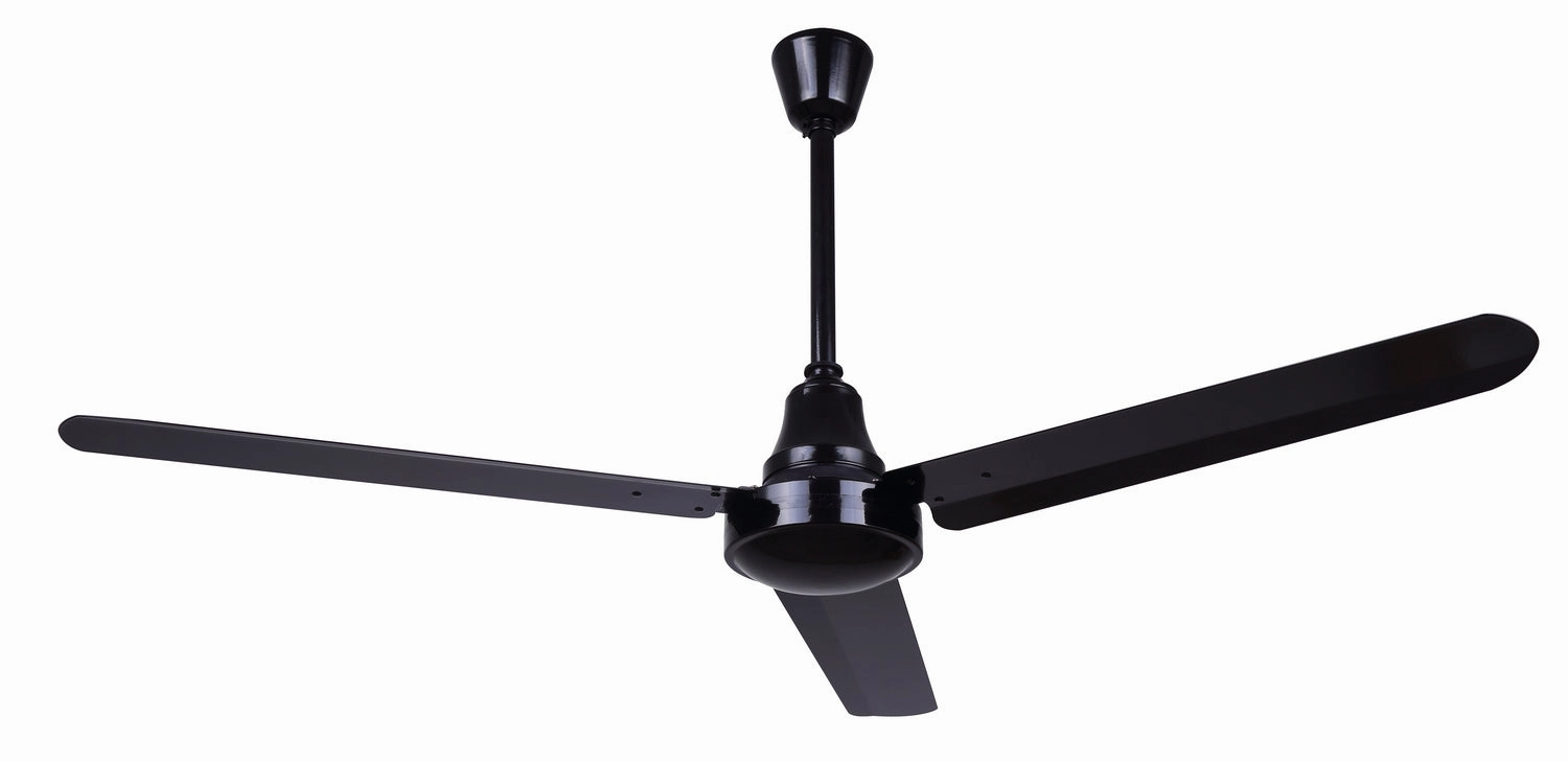 Industrial Fan 60"Ceiling Fan Black stylish medium fans for contemporary homes