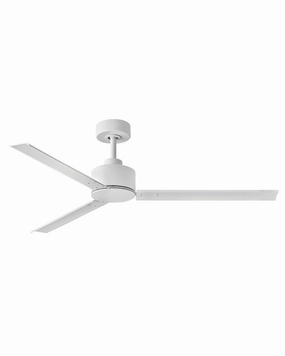 Indy 56"Ceiling Fan Matte White portable medium fans with handle design