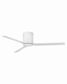 Indy Flush 58"Ceiling Fan Matte White oscillating medium fans with strong airflow