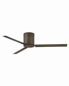 Indy Flush 58"Ceiling Fan Metallic Matte Bronze space-saving huggers with modern style