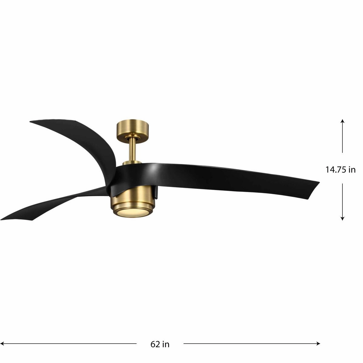 Insigna 60"Ceiling Fan Vintage Brass
