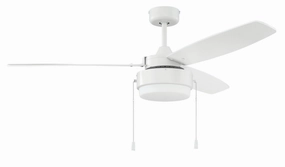 Intrepid 52"Ceiling Fan White affordable medium fans for summer