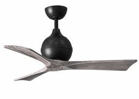 Irene-3 42"Ceiling Fan Matte Black quiet small fans for desk or nightstand