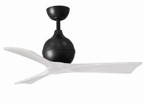 Irene-3 42"Ceiling Fan Matte Black quiet small fans for desk or nightstand