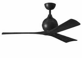 Irene-3 52"Ceiling Fan Matte Black oscillating medium fans with strong airflow