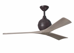 Irene-3 52"Ceiling Fan Textured Bronze quiet medium fans for living room use