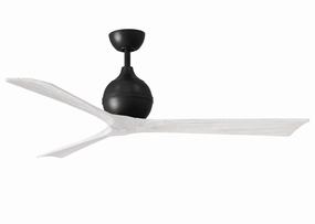 Irene-3 60"Ceiling Fan Matte Black medium size fans for home ventilation