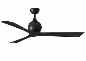 Irene-3 60"Ceiling Fan Matte Black home cooling fans in medium size