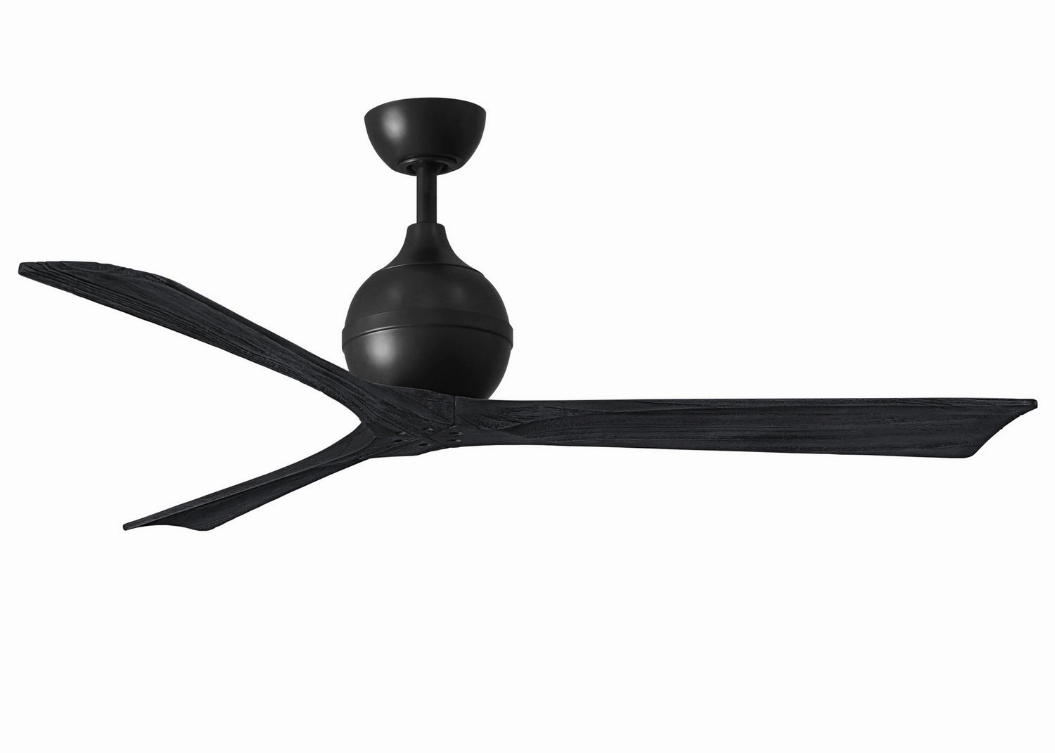 Irene-3 60"Ceiling Fan Matte Black home cooling fans in medium size
