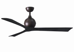 Irene-3 60"Ceiling Fan Textured Bronze medium size fans for home ventilation