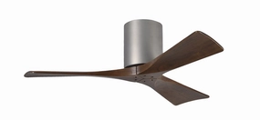Irene-3H 42"Ceiling Fan Brushed Nickel quiet small fans for desk or nightstand