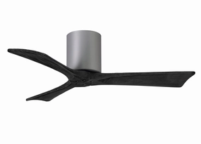 Irene-3H 42"Ceiling Fan Brushed Nickel quiet small fans for desk or nightstand