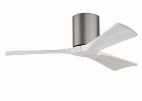 Irene-3H 42"Ceiling Fan Brushed Pewter space-saving huggers with modern style
