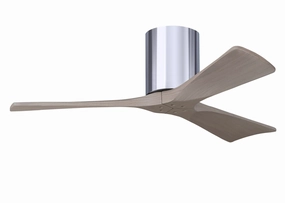 Irene-3H 42"Ceiling Fan Polished Chrome best small fans for home and travel