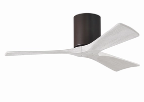 Irene-3H 42"Ceiling Fan Textured Bronze hugger fans for rooms with low ceilings
