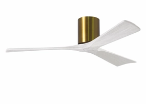 Irene-3H 52"Ceiling Fan Brushed Brass portable medium fans with handle design