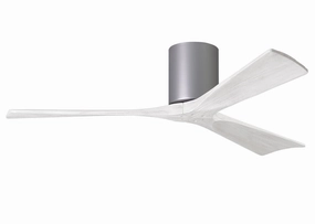 Irene-3H 52"Ceiling Fan Brushed Nickel medium size fans for home ventilation