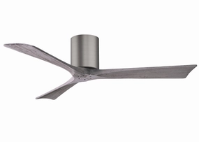 Irene-3H 52"Ceiling Fan Brushed Pewter space-saving huggers with modern style