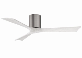Irene-3H 52"Ceiling Fan Brushed Pewter medium size fans for home ventilation