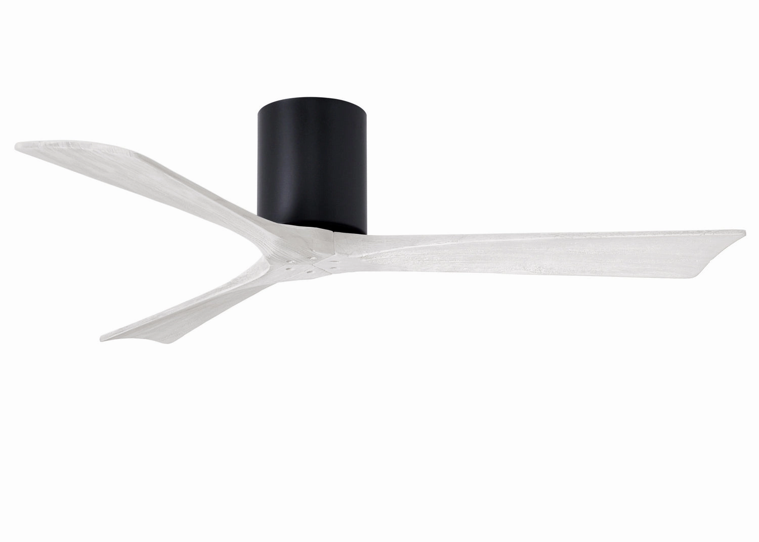 Irene-3H 52"Ceiling Fan Matte Black quiet medium fans for living room use