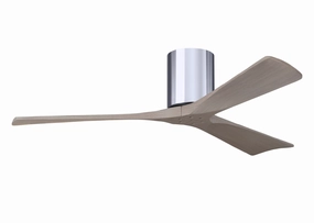 Irene-3H 52"Ceiling Fan Polished Chrome modern medium fans for everyday cooling