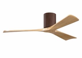 Irene-3H 52"Ceiling Fan Walnut quiet medium fans for living room use