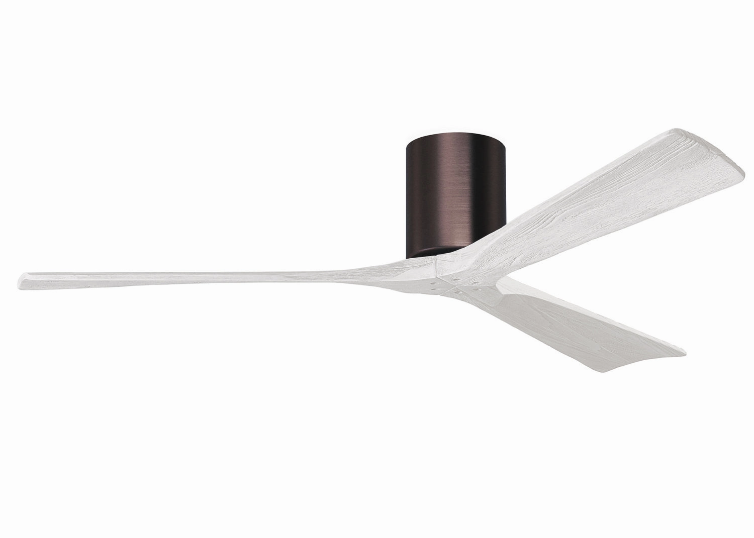 Irene-3H 60"Ceiling Fan Brushed Bronze hugger fans for rooms with low ceilings