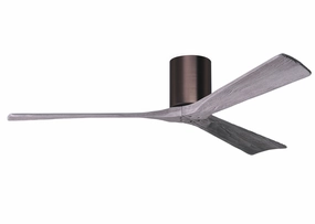 Irene-3H 60"Ceiling Fan Brushed Bronze energy-efficient medium fans with remote